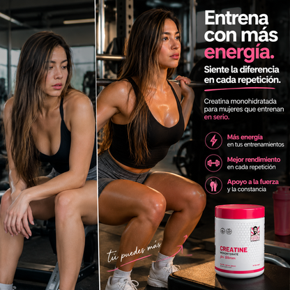 Old School™ Creatina + Colágeno Suplemento para Aumento y Firmeza de Glúteos