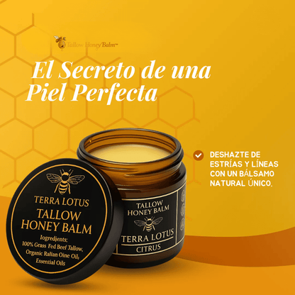 Tallow Honey Balm™ Bálsamo Orgánico de Sebo de Res Miel Hidratación Ancestral