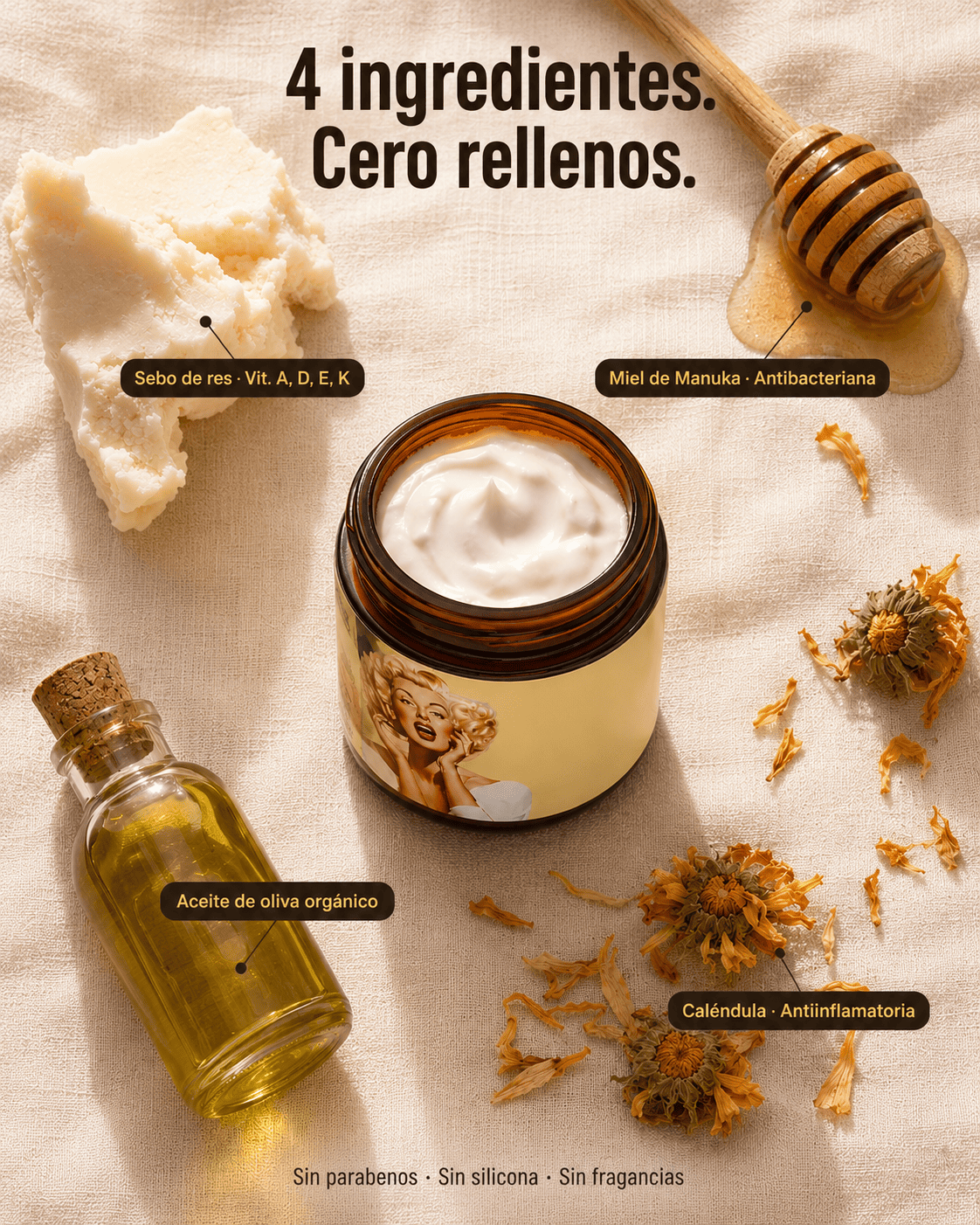 Evil Goods — Crema Natural de Sebo de Res