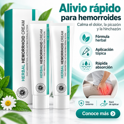 Linpel™ Crema Para Hemorroides Alivio Herbal Y Picazón