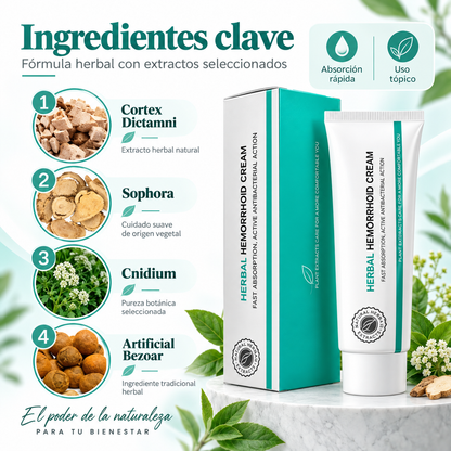 Linpel™ Crema Para Hemorroides Alivio Herbal Y Picazón