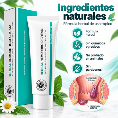 Linpel™ Crema Para Hemorroides Alivio Herbal Y Picazón