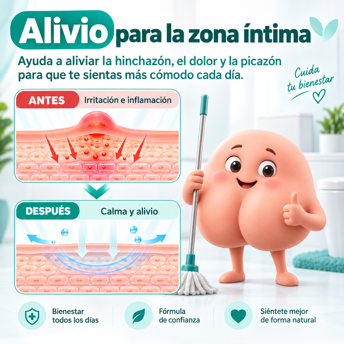 Linpel™ Crema Para Hemorroides Alivio Herbal Y Picazón