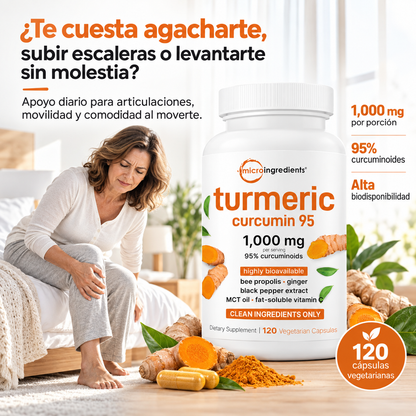 Turmeric Curcumin 95™ Soporte Avanzado para Articulaciones y Movilidad