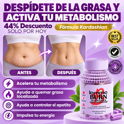 Suplemento Quemador de Grasa Abdominal Activador de AMPK y Metabolismo