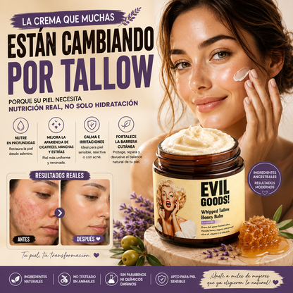 Crema Hidratante Natural EVIL GOODS | Adiós Acné y Piel Seca