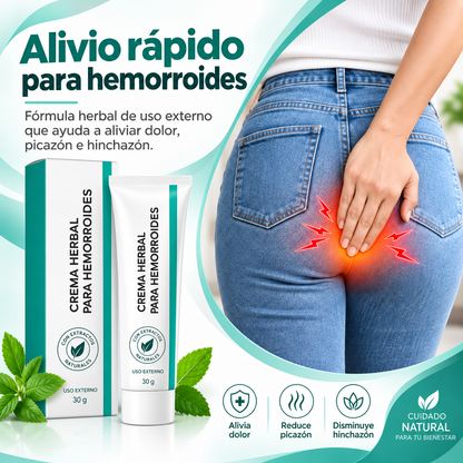 Linpel™ Crema Para Hemorroides Alivio Herbal Y Picazón