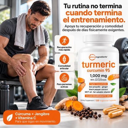 Turmeric Curcumin 95™ Soporte Avanzado para Articulaciones y Movilidad