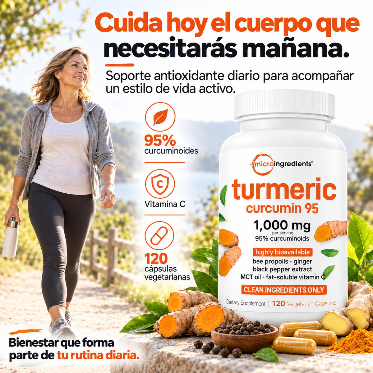 Turmeric Curcumin 95™ Soporte Avanzado para Articulaciones y Movilidad