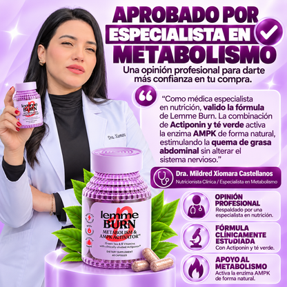 Suplemento Quemador de Grasa Abdominal Activador de AMPK y Metabolismo