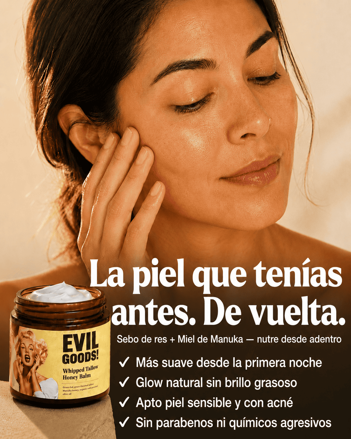 Evil Goods — Crema Natural de Sebo de Res