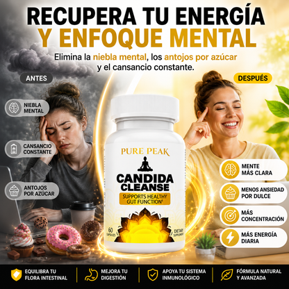 Candida Cleanse  100% Natural – Limpieza Interna y Control de Peso