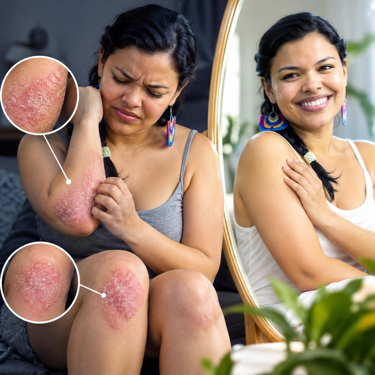 Sufres de picazón y malestar por la psoriasis.