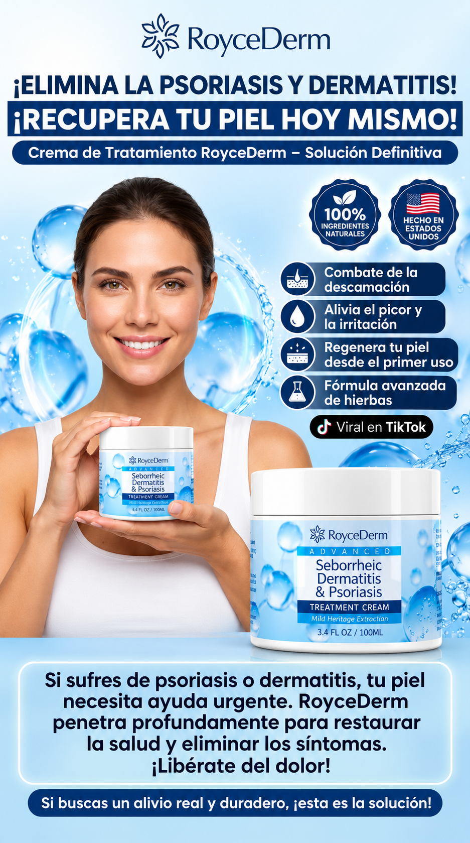 Roycederm® - Crema Reparadora para Dermatitis