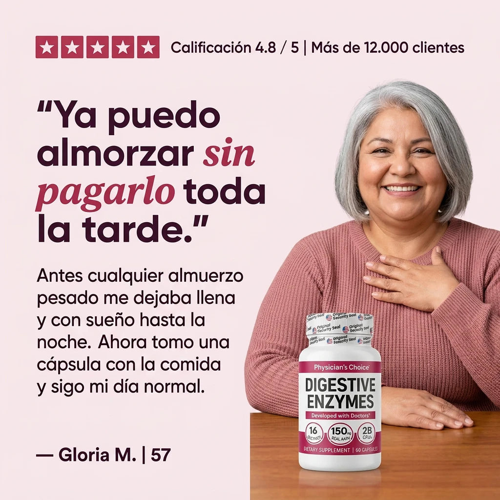 Physician's Choice™ Enzimas Digestivas Anti-Hinchazón Extrema