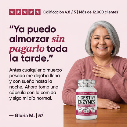 Physician's Choice™ Enzimas Digestivas Anti-Hinchazón Extrema