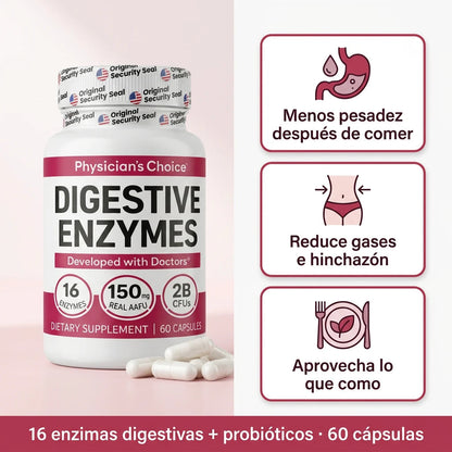Physician's Choice™ Enzimas Digestivas Anti-Hinchazón Extrema